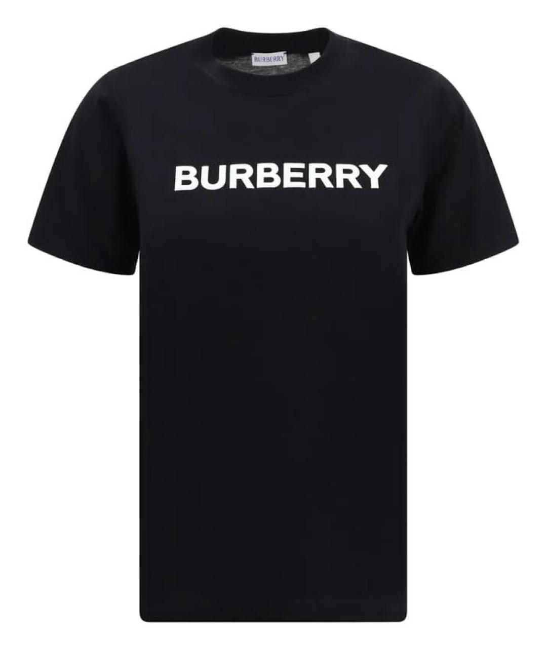 BURBERRY Черная футболка, фото 1