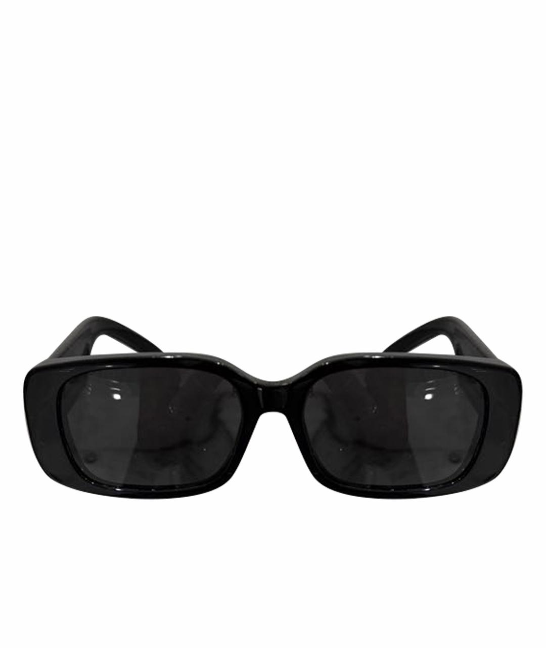 CHRISTIAN DIOR Черные пластиковые солнцезащитные очки, фото 1