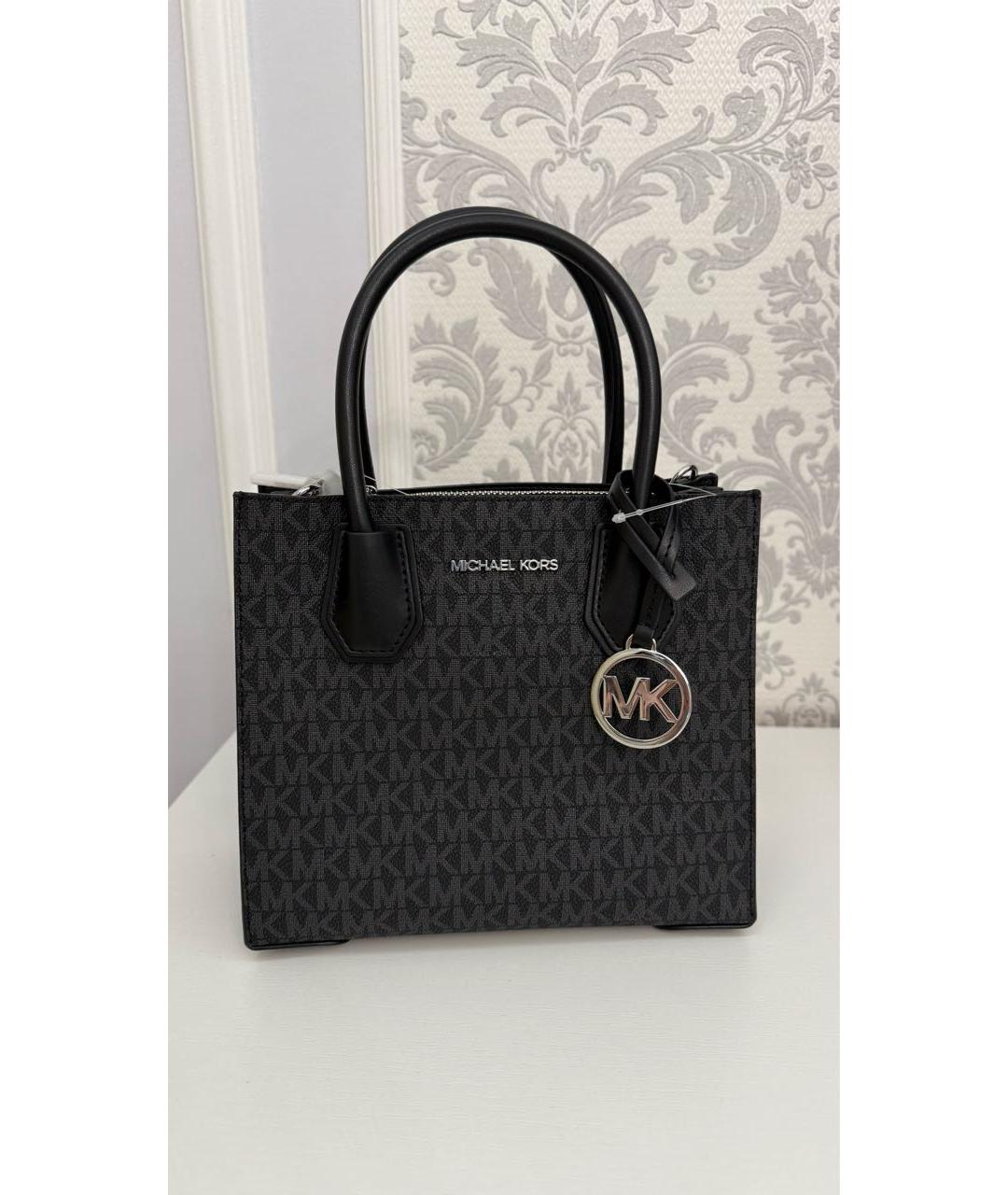 MICHAEL KORS Черная сумка с короткими ручками, фото 8