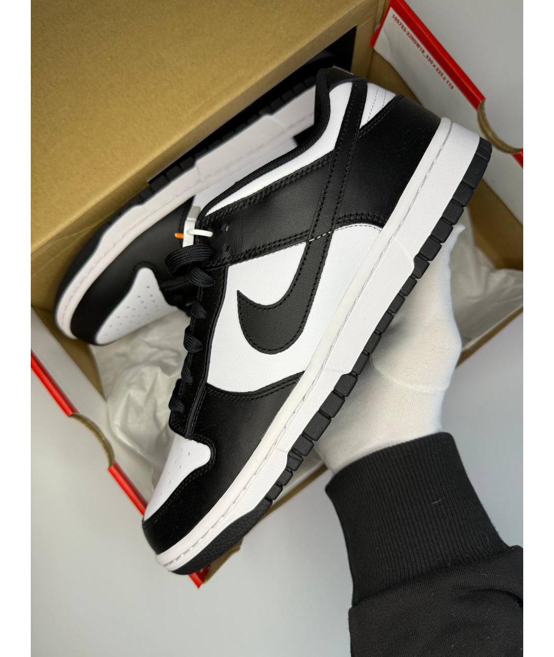 NIKE Черные низкие кроссовки / кеды, фото 3