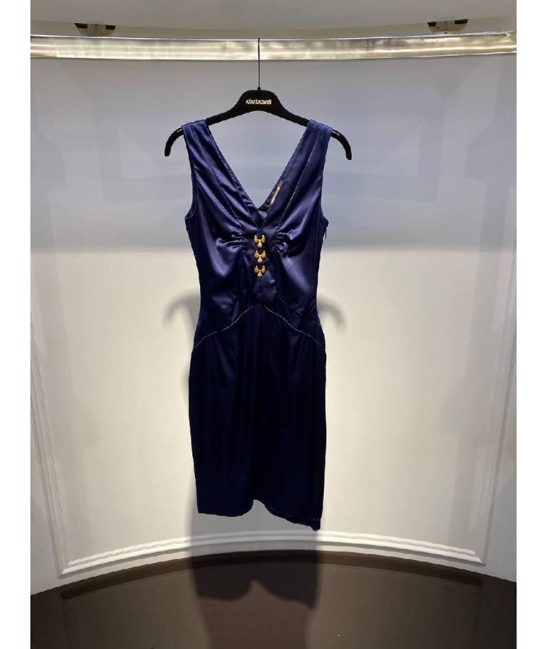 ROBERTO CAVALLI Ацетатное вечернее платье, фото 3