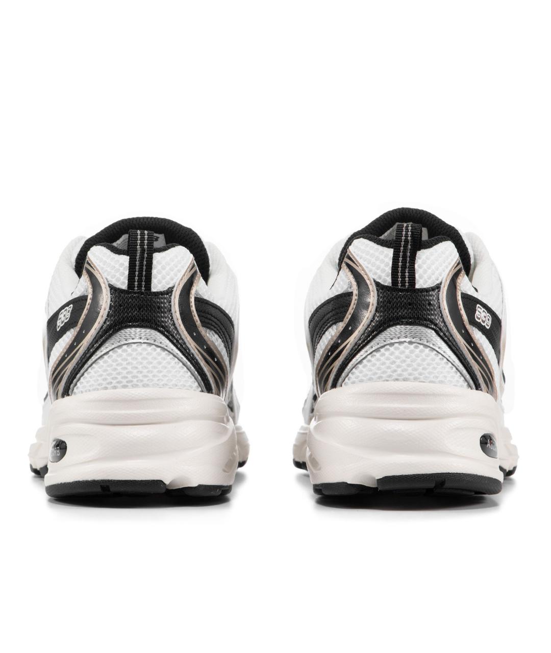 NEW BALANCE Белые текстильные кроссовки, фото 4