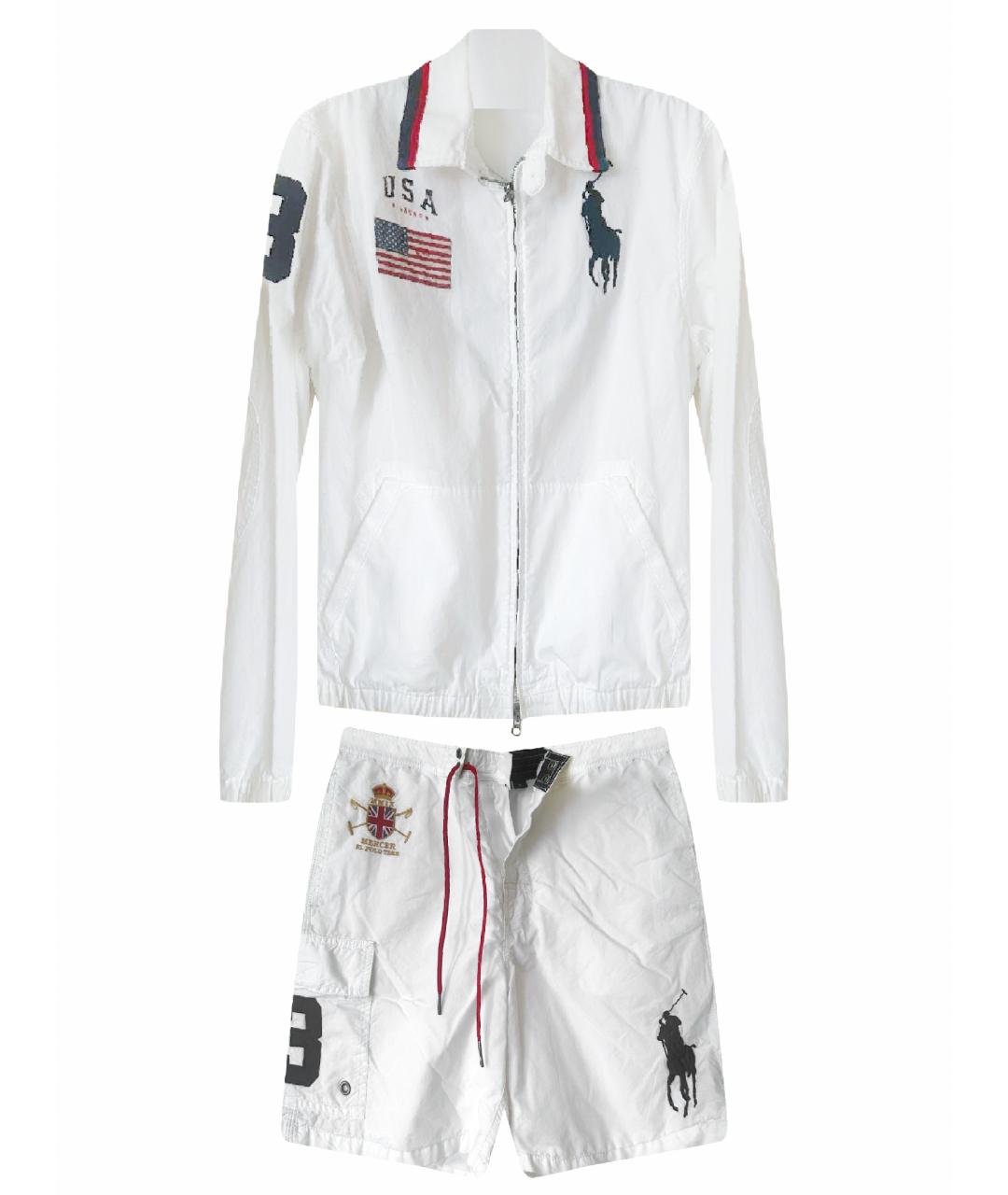 POLO RALPH LAUREN Белый хлопковый спортивные костюмы, фото 1