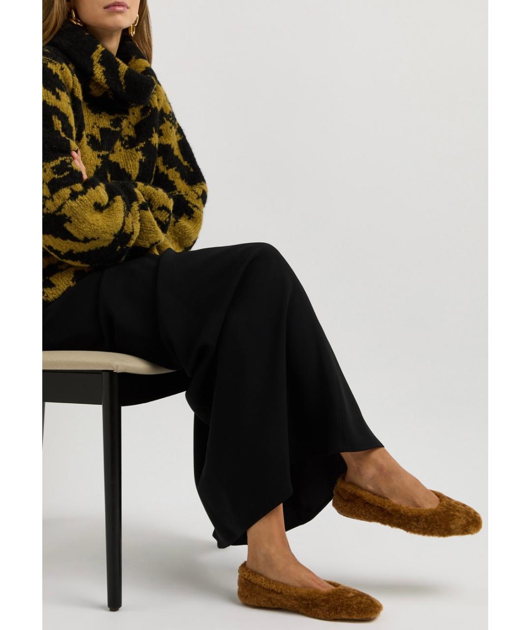 DRIES VAN NOTEN Коричневые балетки, фото 4