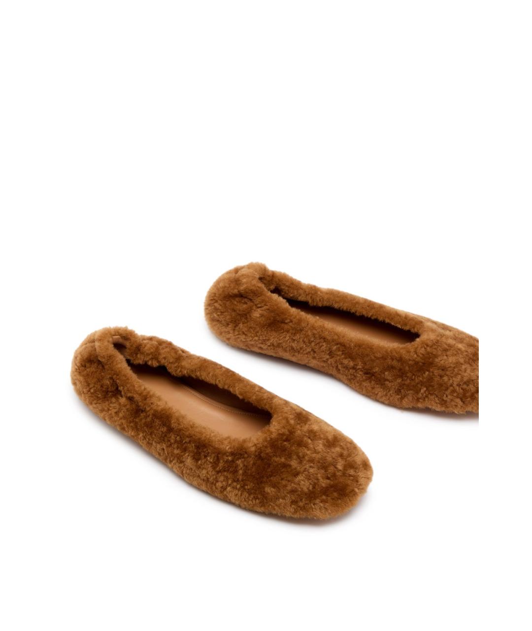 DRIES VAN NOTEN Коричневые балетки, фото 3