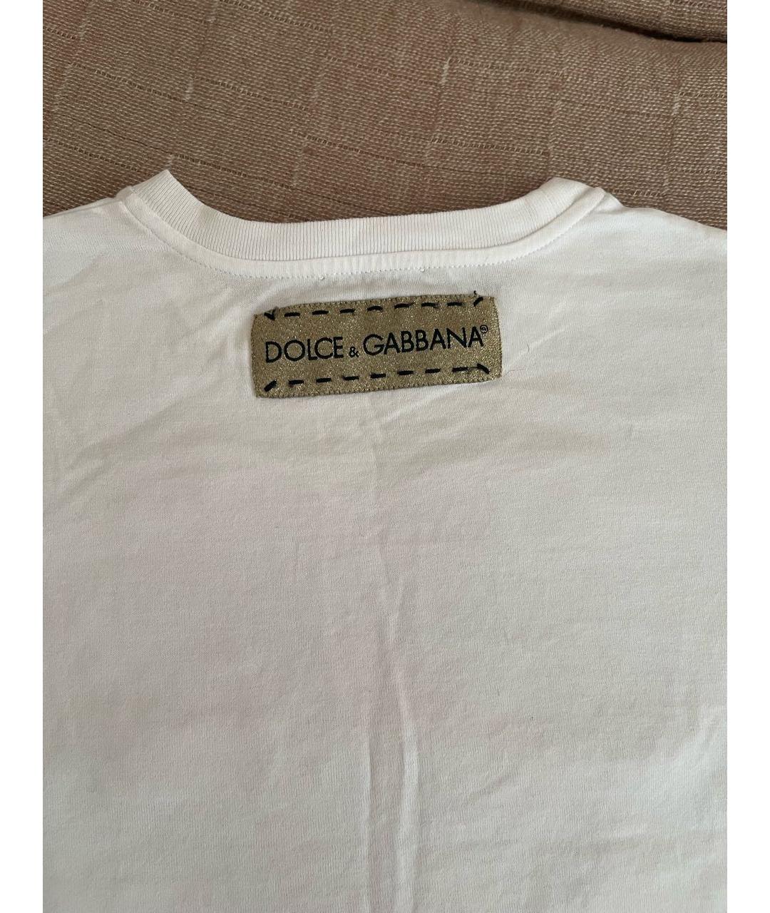 DOLCE&GABBANA Белый детская футболка / топ, фото 4