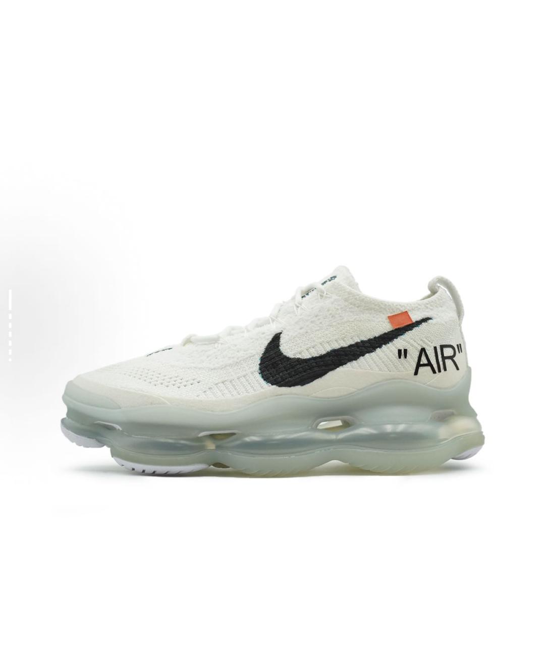 NIKE Белые текстильные высокие кроссовки / кеды, фото 2