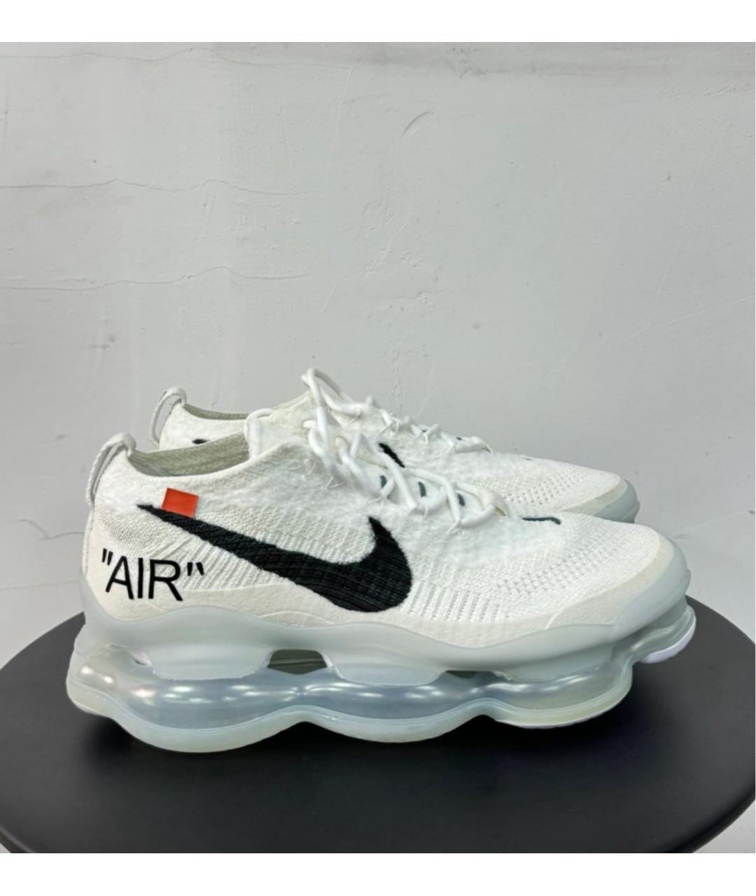 NIKE Белые текстильные высокие кроссовки / кеды, фото 3