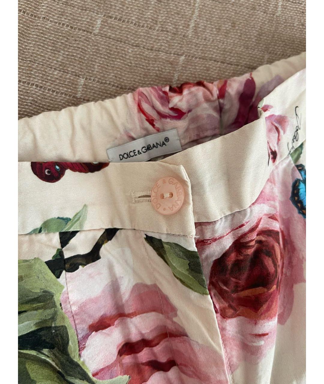 DOLCE&GABBANA Розовые брюки и шорты, фото 4