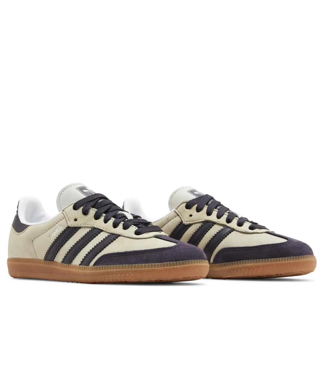 ADIDAS Бежевые кожаные кроссовки, фото 2