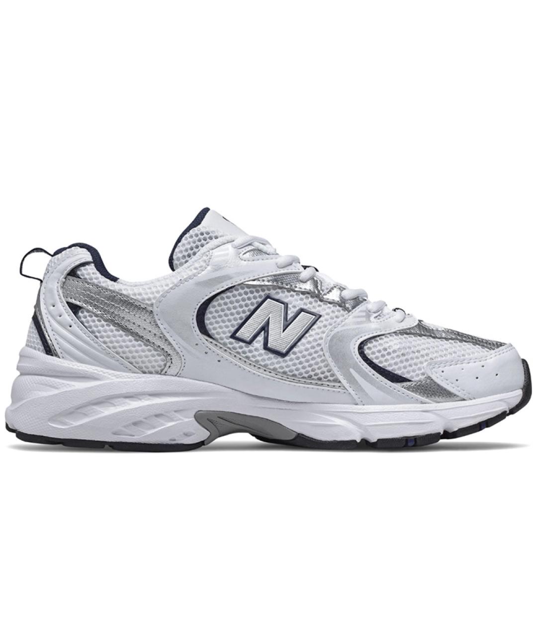NEW BALANCE Белые текстильные кроссовки, фото 5