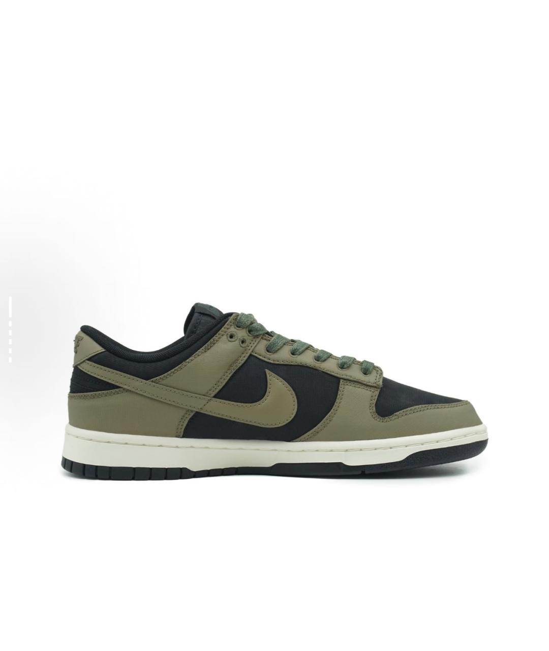 NIKE Хаки текстильные низкие кроссовки / кеды, фото 2