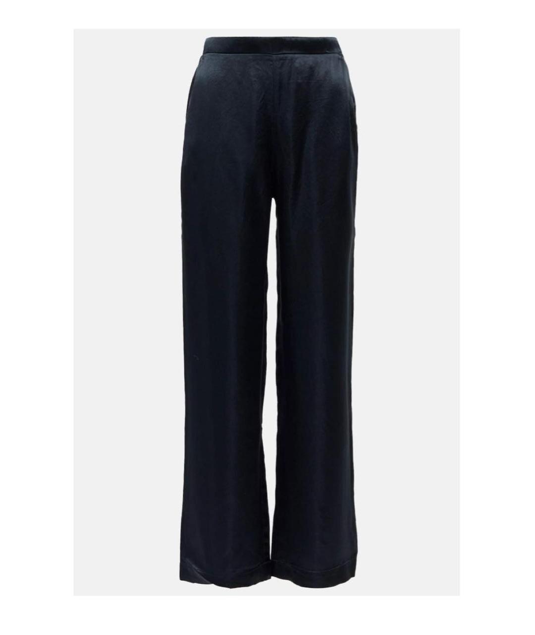 MAX MARA Черные ацетатные прямые брюки, фото 6