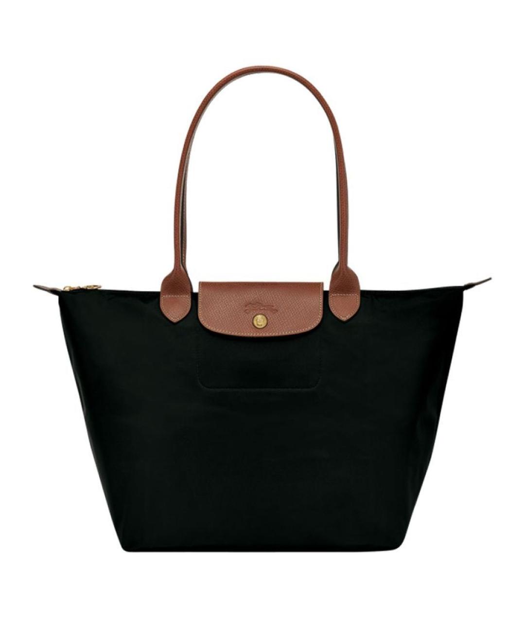 LONGCHAMP Черная сумка тоут, фото 1