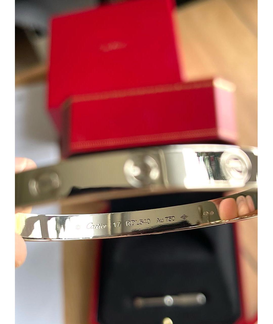 CARTIER Браслет из белого золота, фото 7
