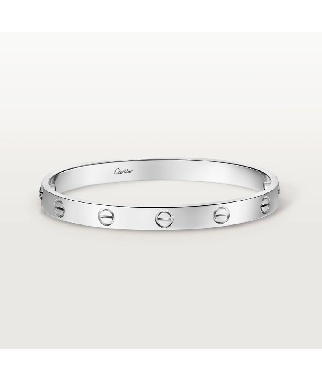 CARTIER Браслет из белого золота, фото 9