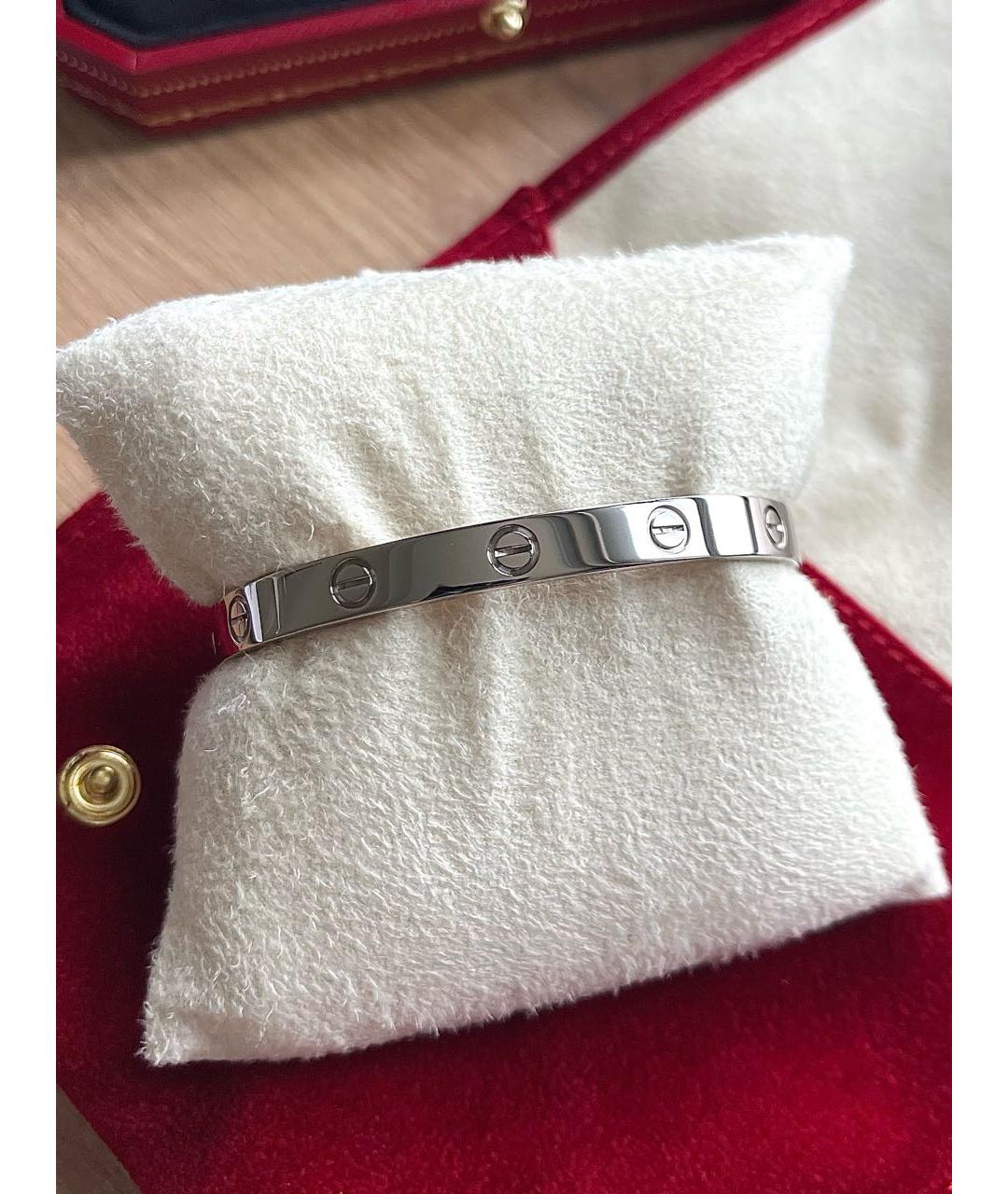 CARTIER Браслет из белого золота, фото 8