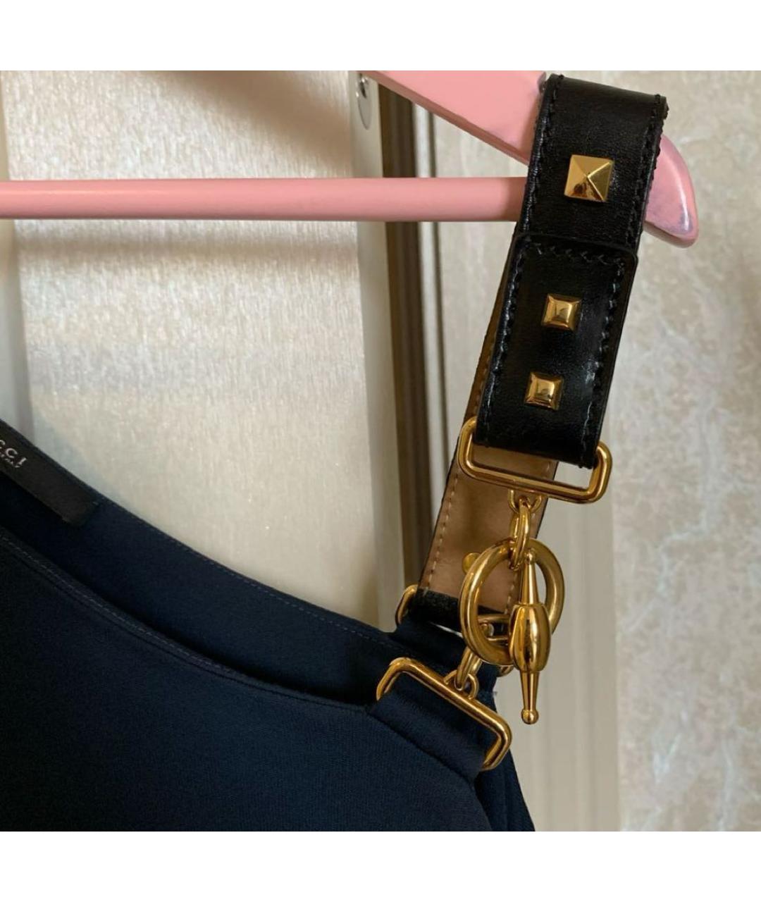 GUCCI Черное замшевое коктейльное платье, фото 4