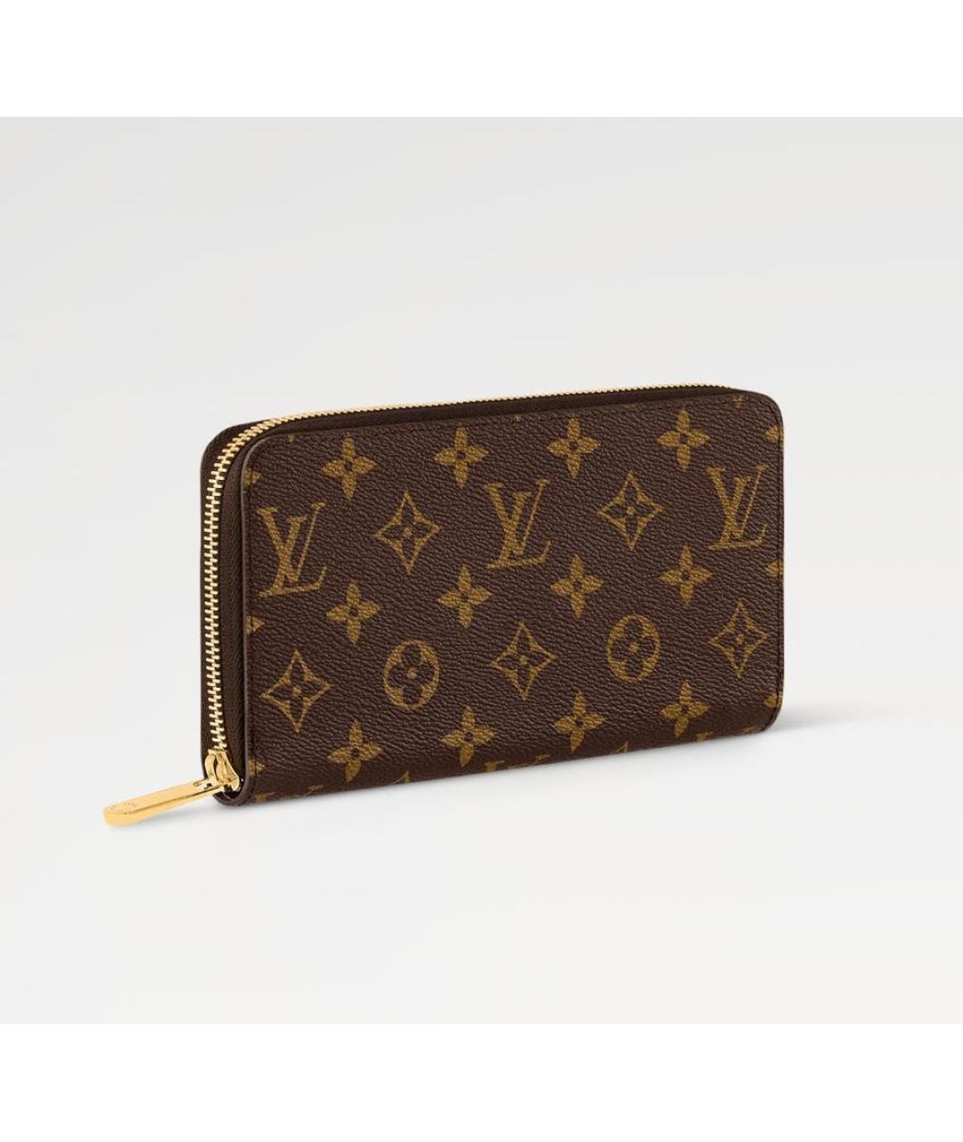 LOUIS VUITTON Коричневый кошелек, фото 9