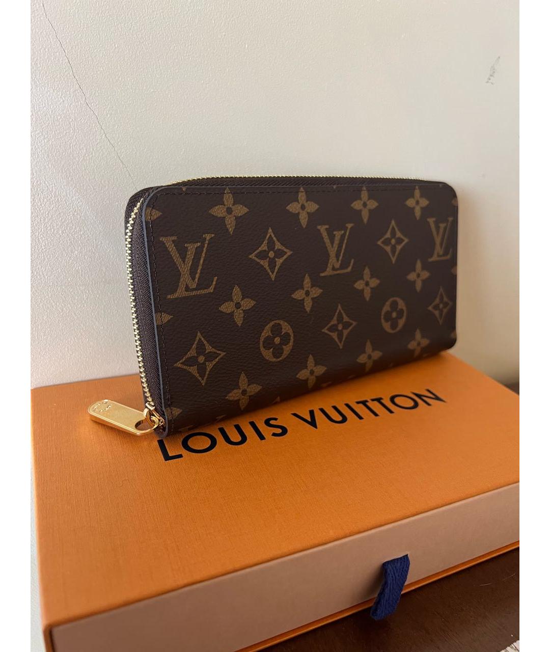 LOUIS VUITTON Коричневый кошелек, фото 2