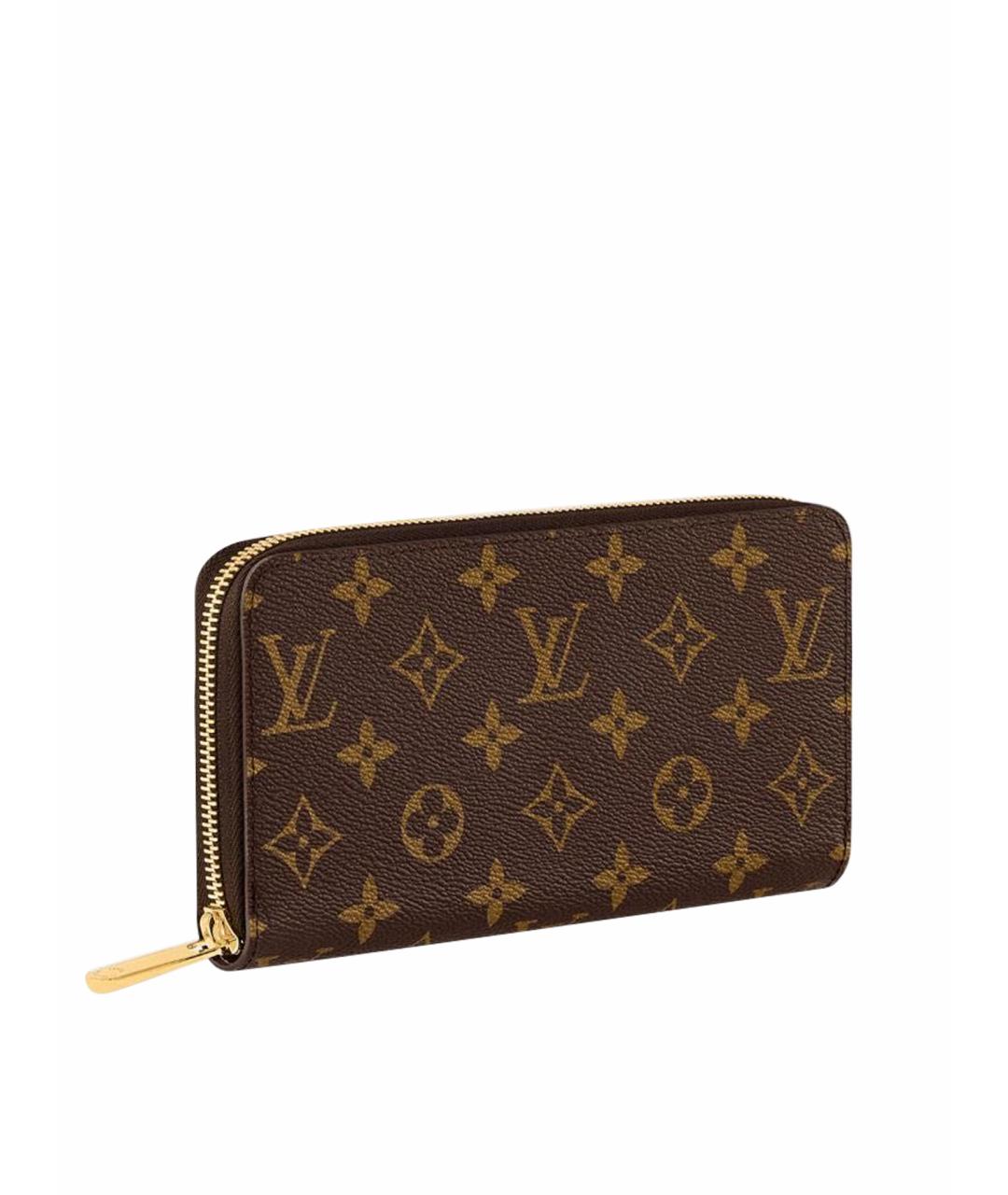 LOUIS VUITTON Коричневый кошелек, фото 1