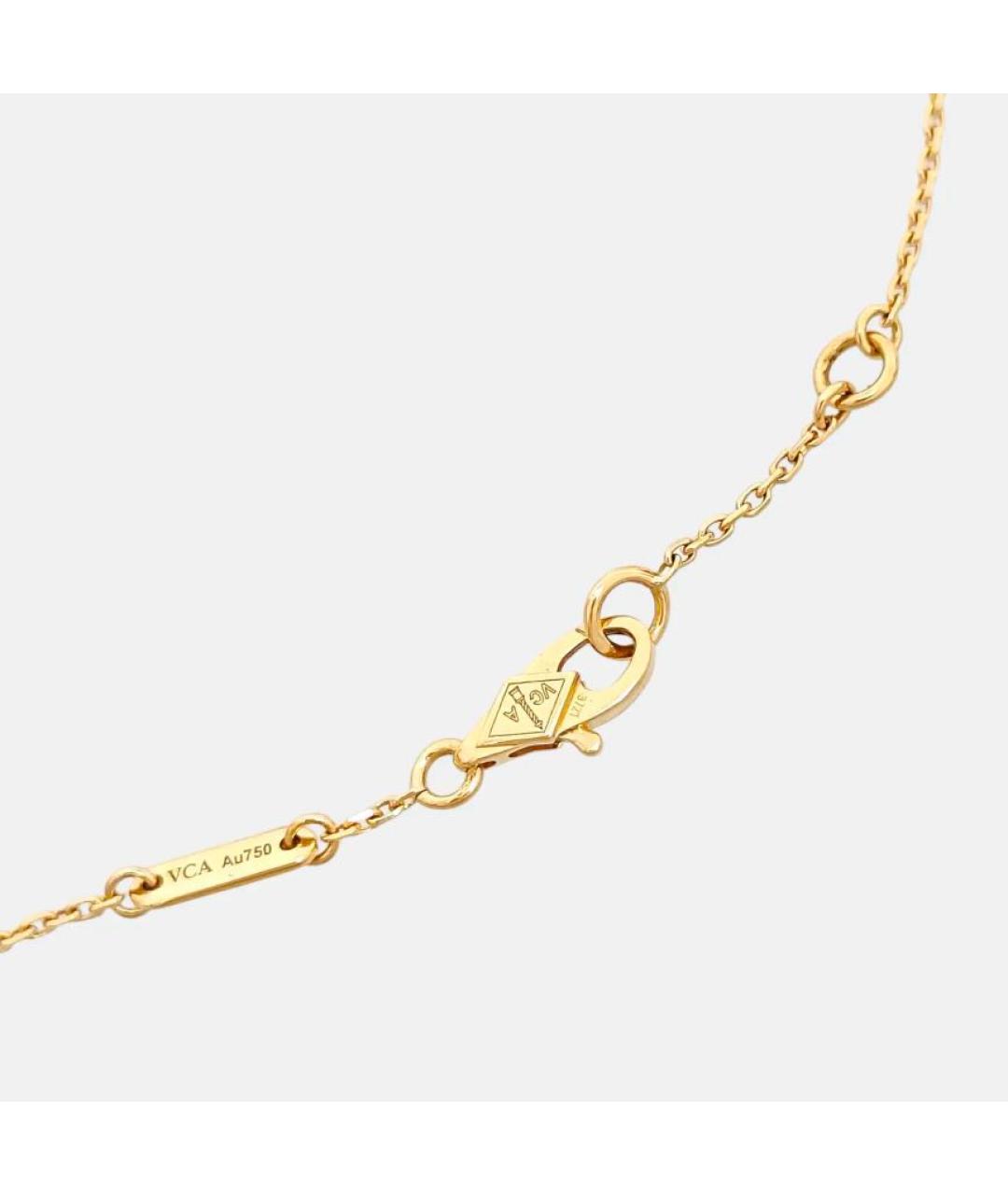 VAN CLEEF & ARPELS Белый браслет из желтого золота, фото 3
