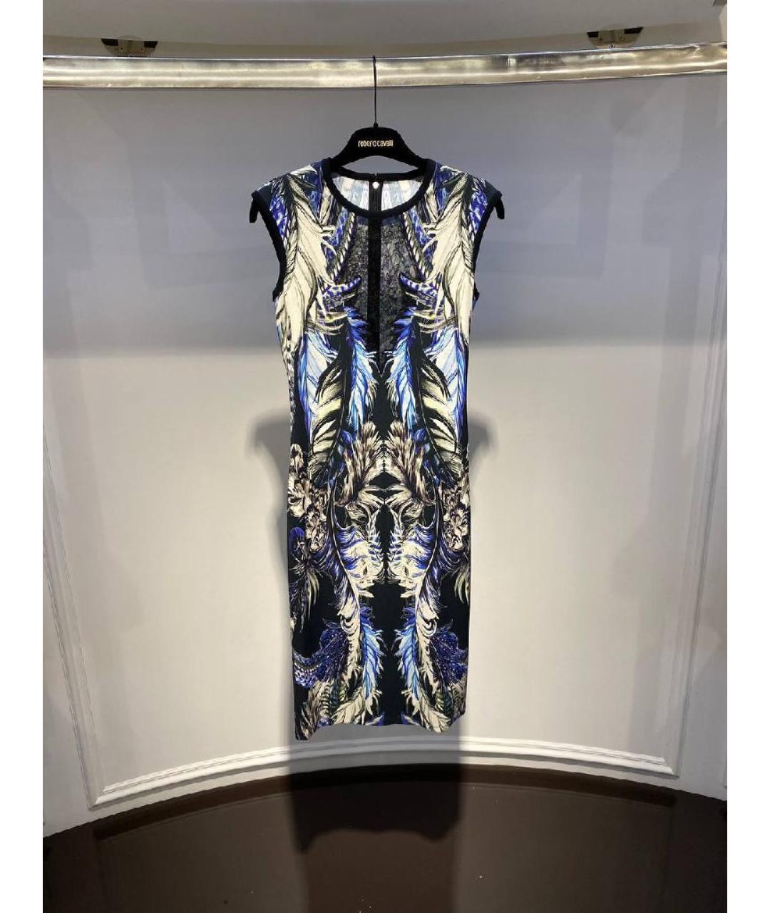 ROBERTO CAVALLI Мульти платье, фото 3