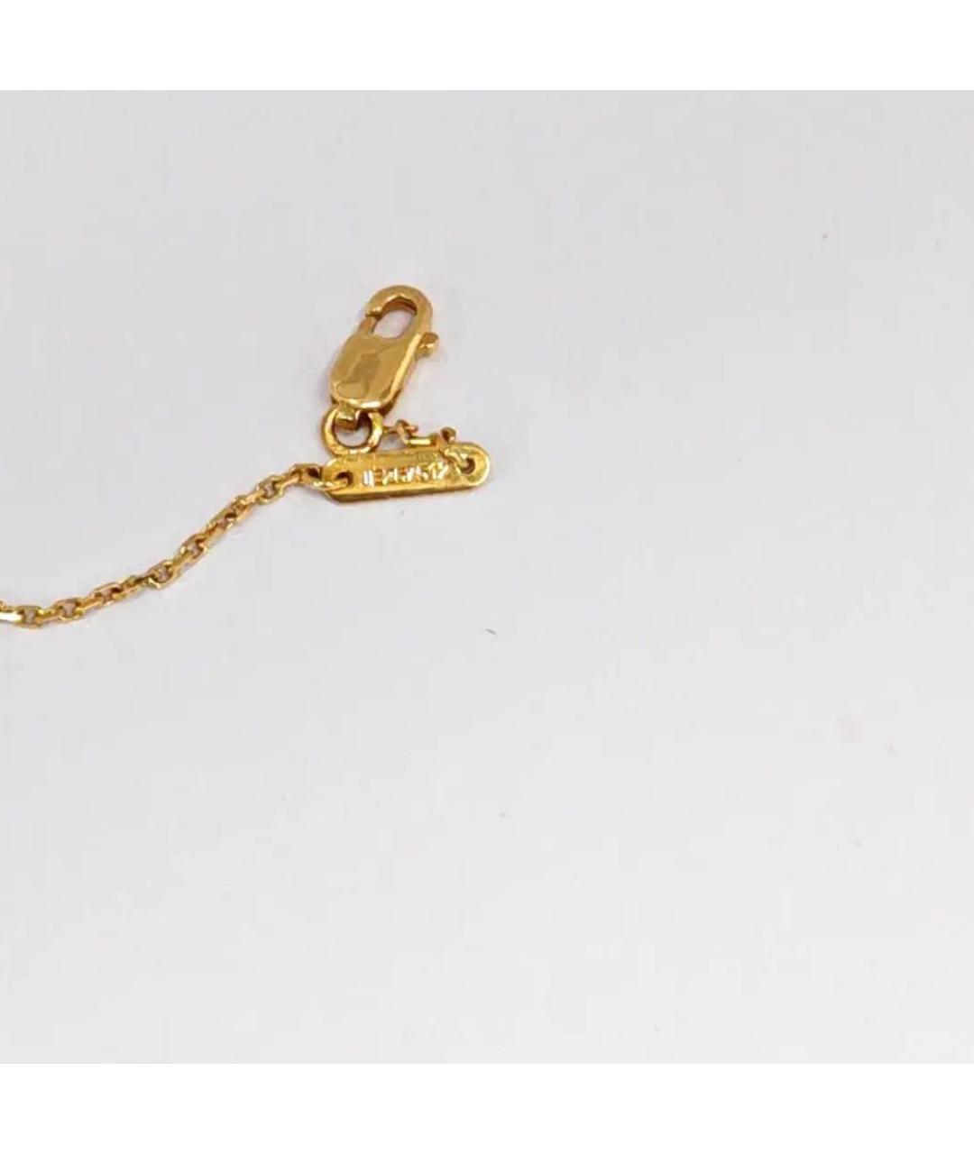 VAN CLEEF & ARPELS Белый браслет из желтого золота, фото 5
