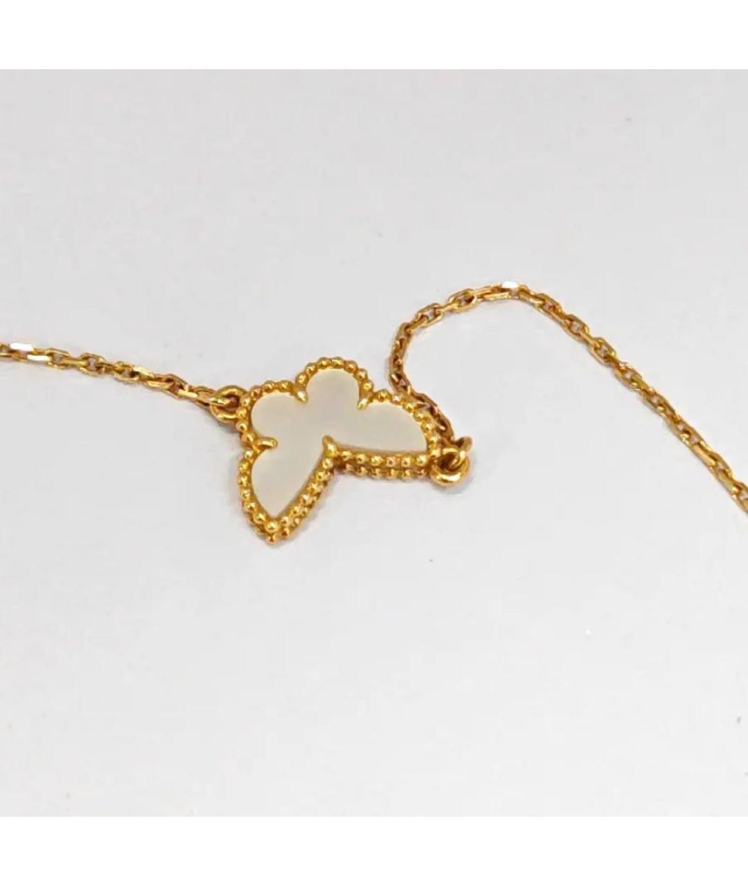 VAN CLEEF & ARPELS Белый браслет из желтого золота, фото 4