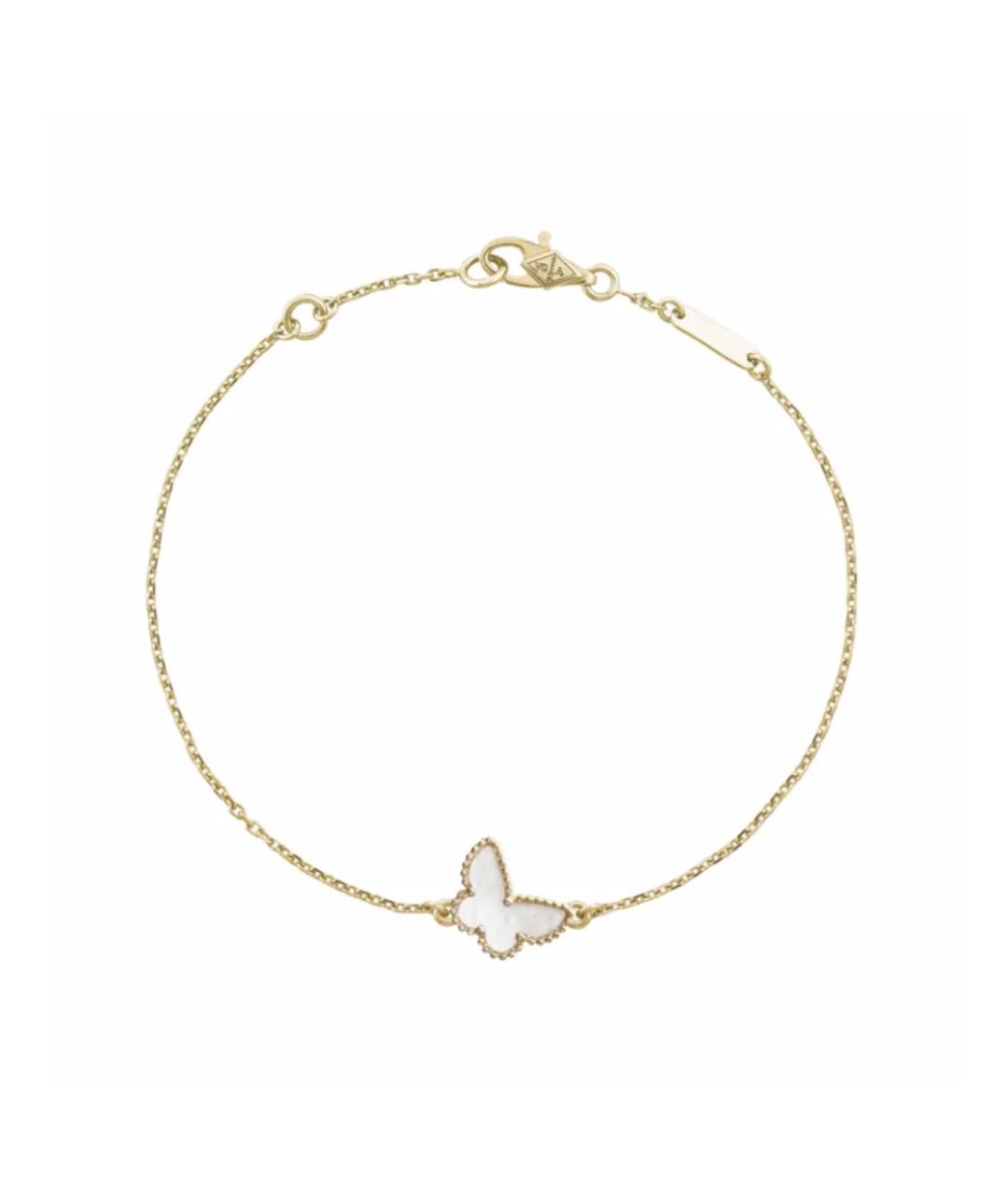 VAN CLEEF & ARPELS Белый браслет из желтого золота, фото 1