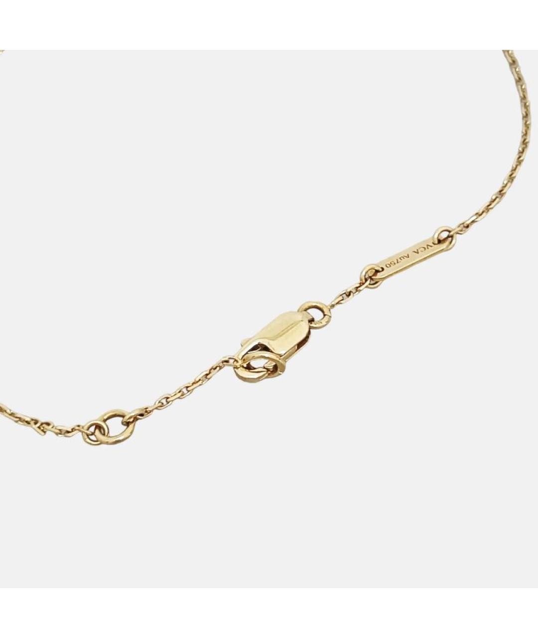 VAN CLEEF & ARPELS Белый браслет из желтого золота, фото 3