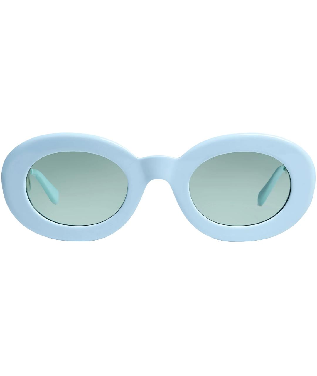 JACQUEMUS Голубые пластиковые солнцезащитные очки, фото 2