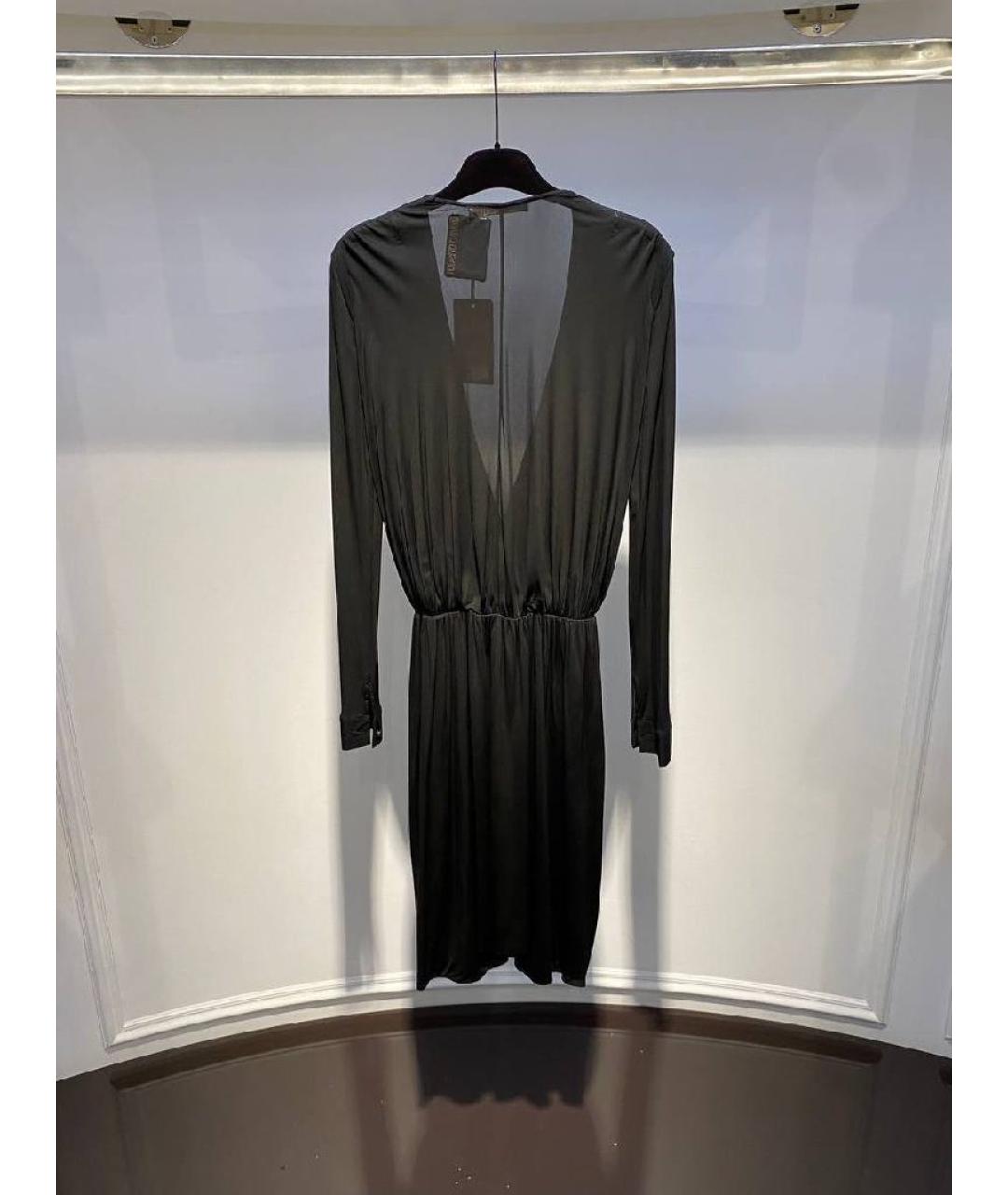 ROBERTO CAVALLI Черное повседневное платье, фото 2