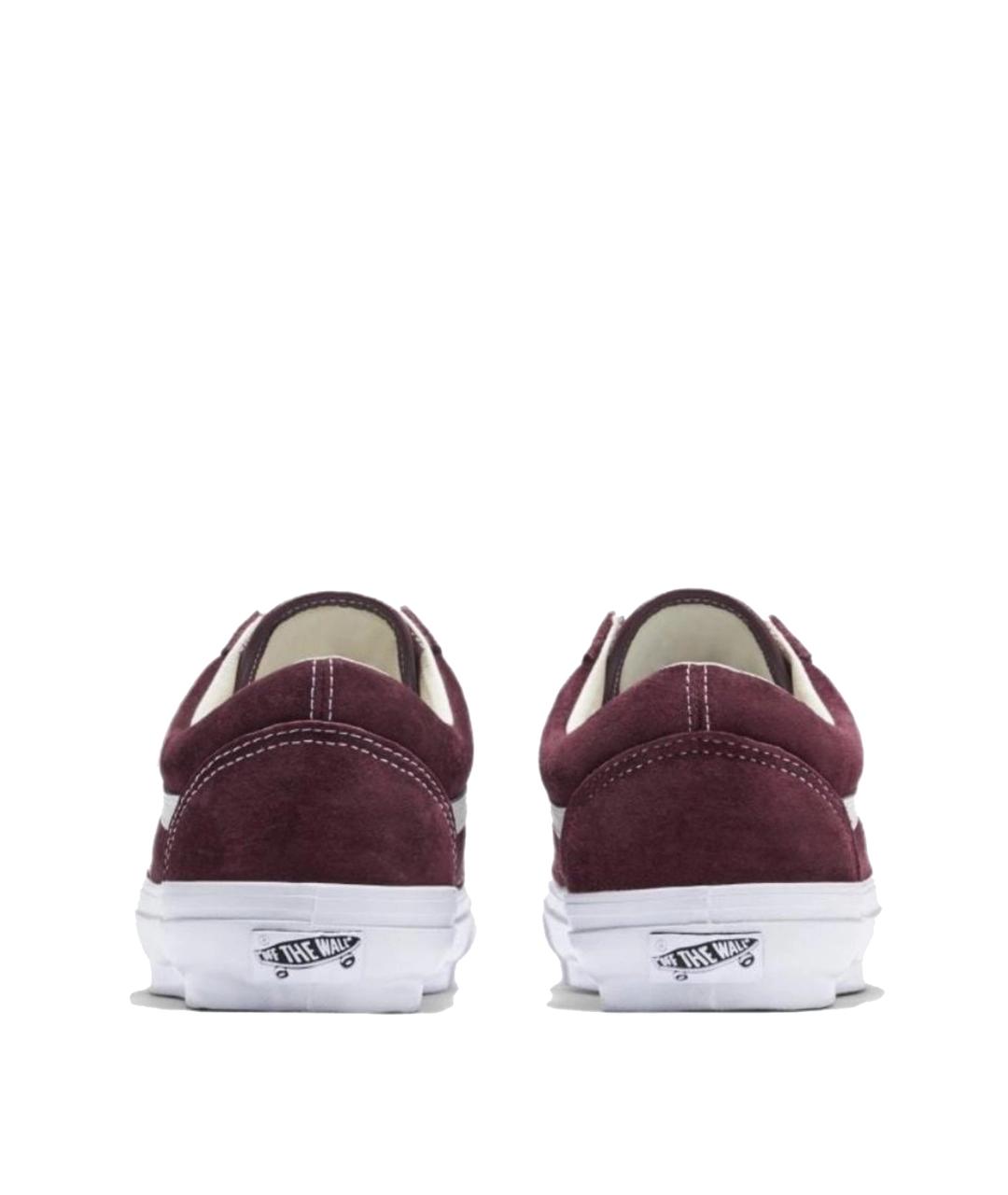 VANS Бордовые текстильные кеды, фото 3