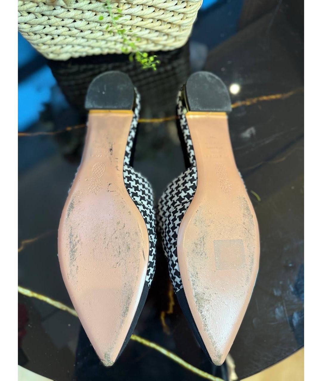 AQUAZZURA Черные мюли, фото 3