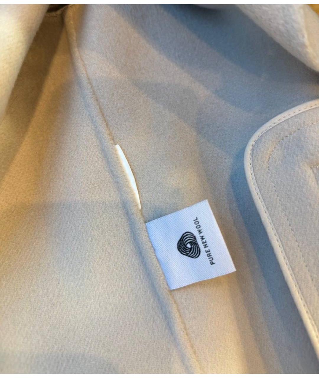 MAX MARA Бежевое кашемировое пальто, фото 4