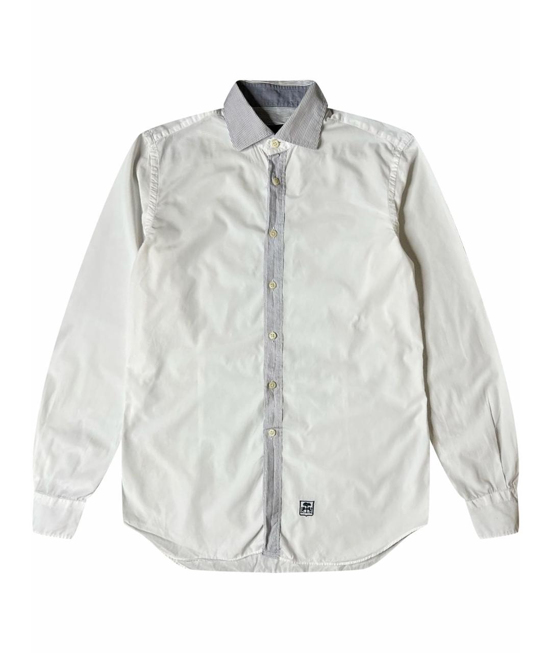 CORNELIANI Белая хлопковая классическая рубашка, фото 1