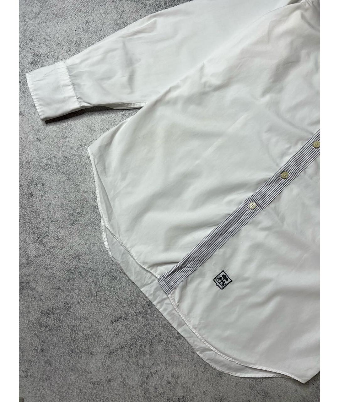 CORNELIANI Белая хлопковая классическая рубашка, фото 3