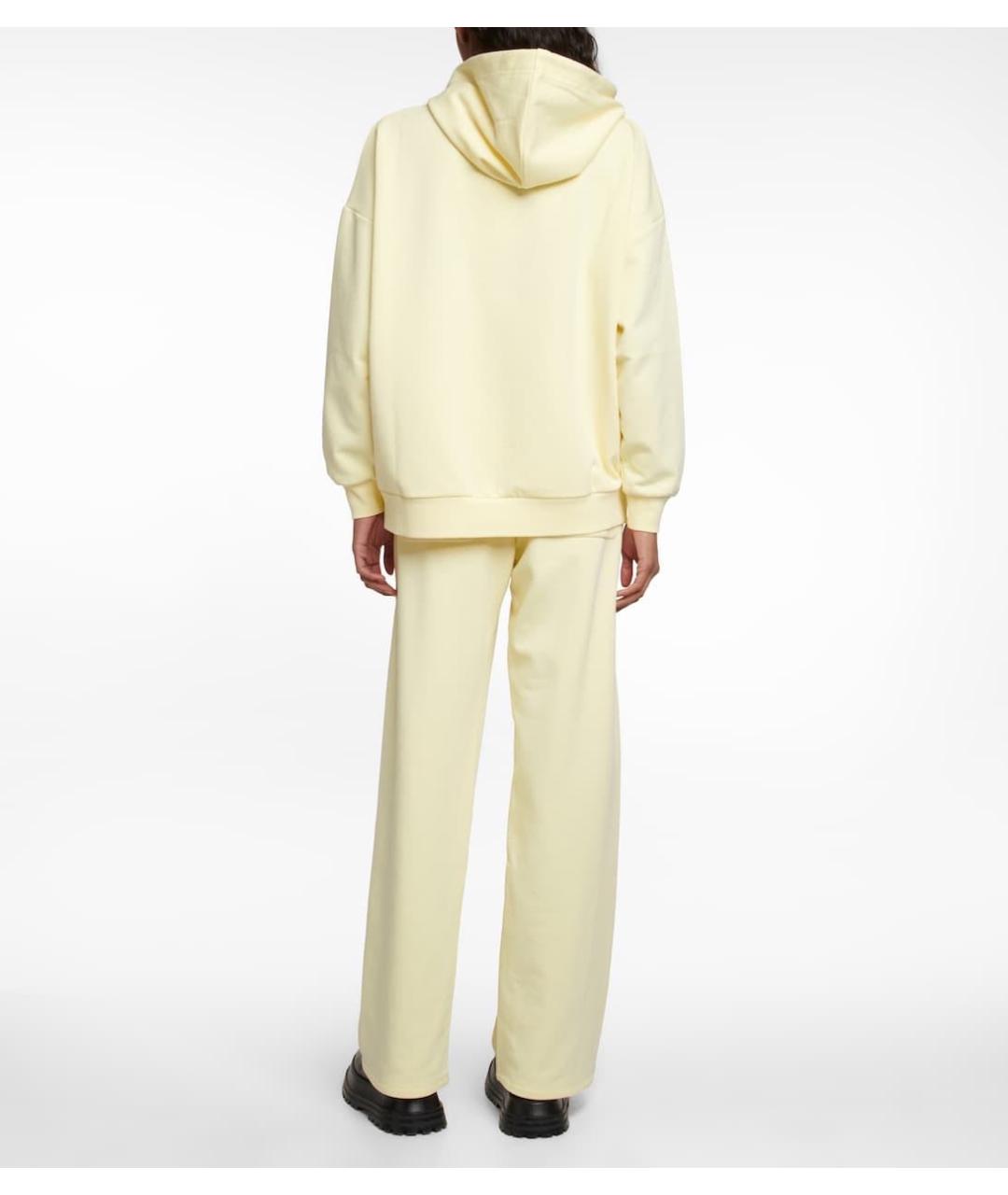 MAX MARA Желтый хлопковый костюм с брюками, фото 4