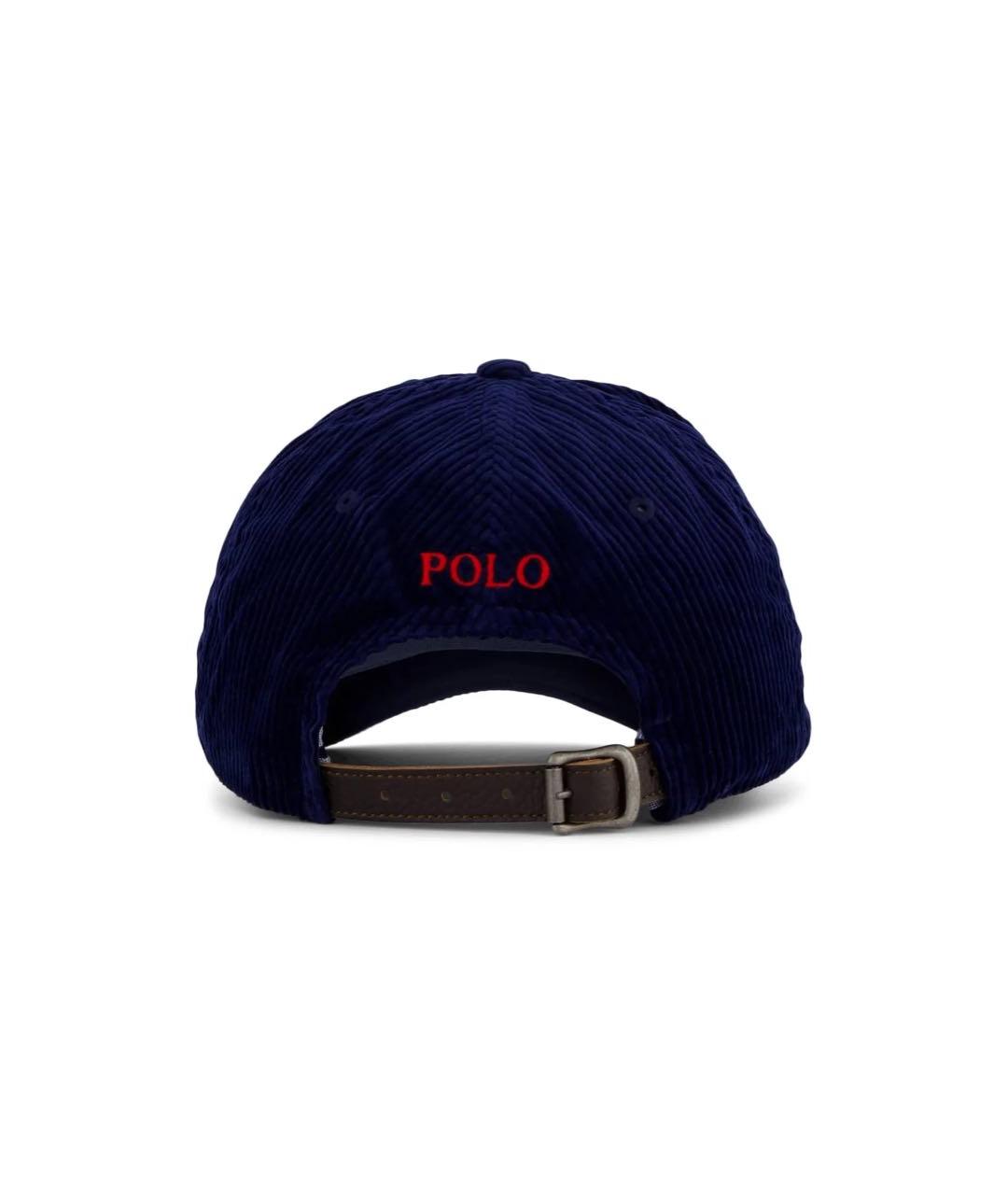 POLO RALPH LAUREN Темно-синяя кепка/бейсболка, фото 2
