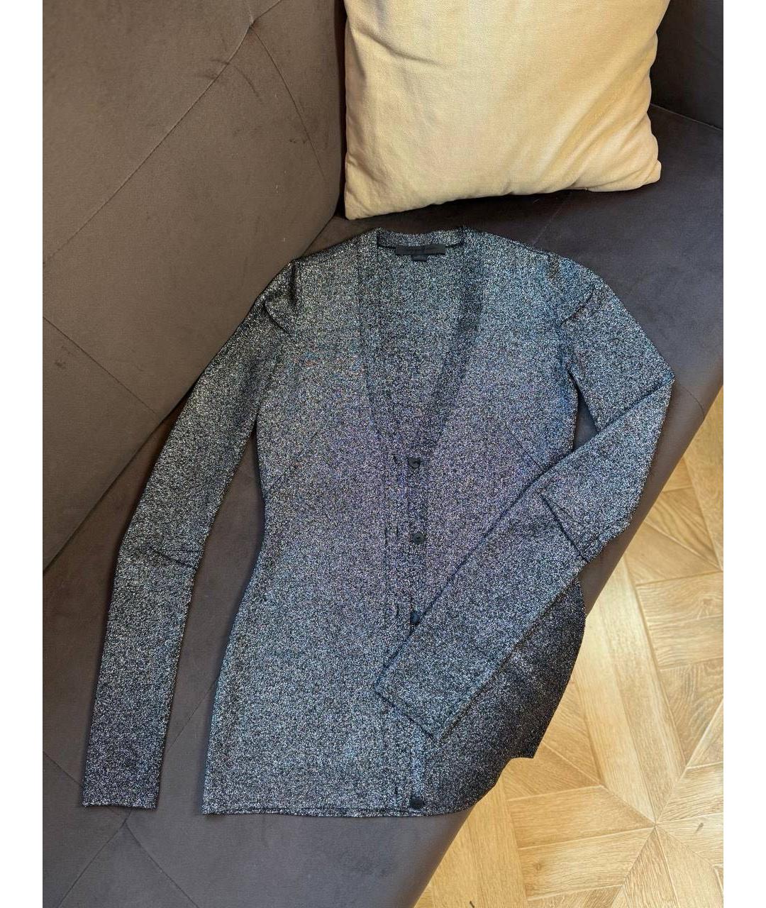 ALEXANDER WANG Антрацитовый шерстяной кардиган, фото 6