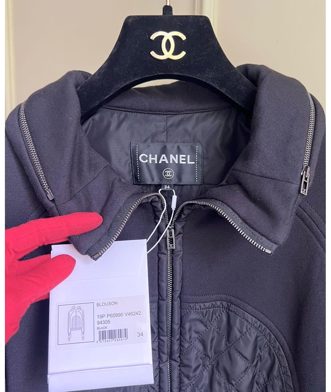 CHANEL Черная куртка, фото 2