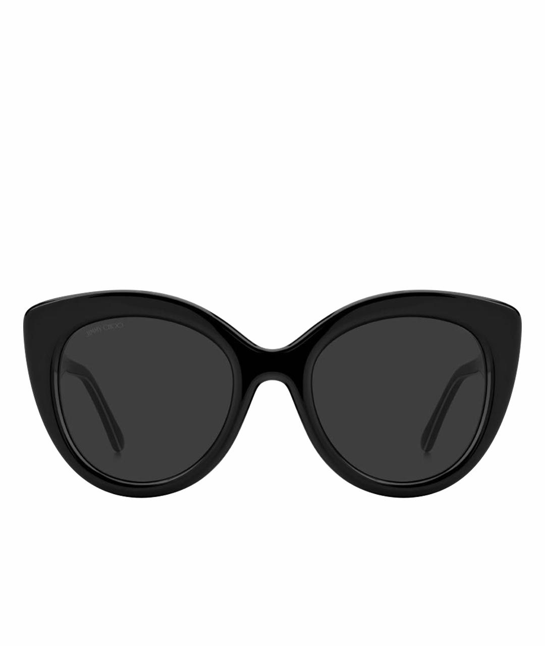 JIMMY CHOO Черные пластиковые солнцезащитные очки, фото 8