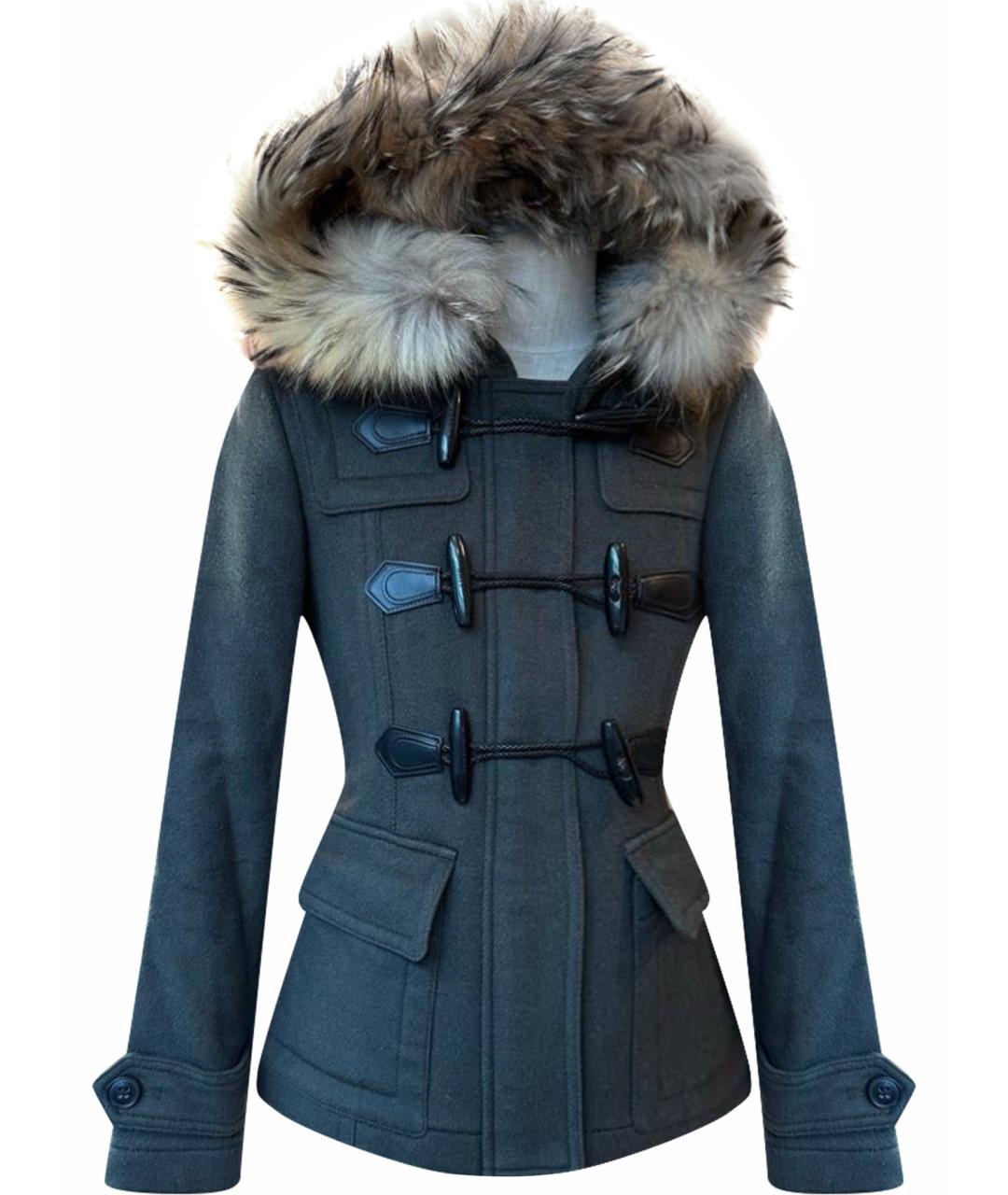 BURBERRY BRIT Антрацитовое пальто, фото 1