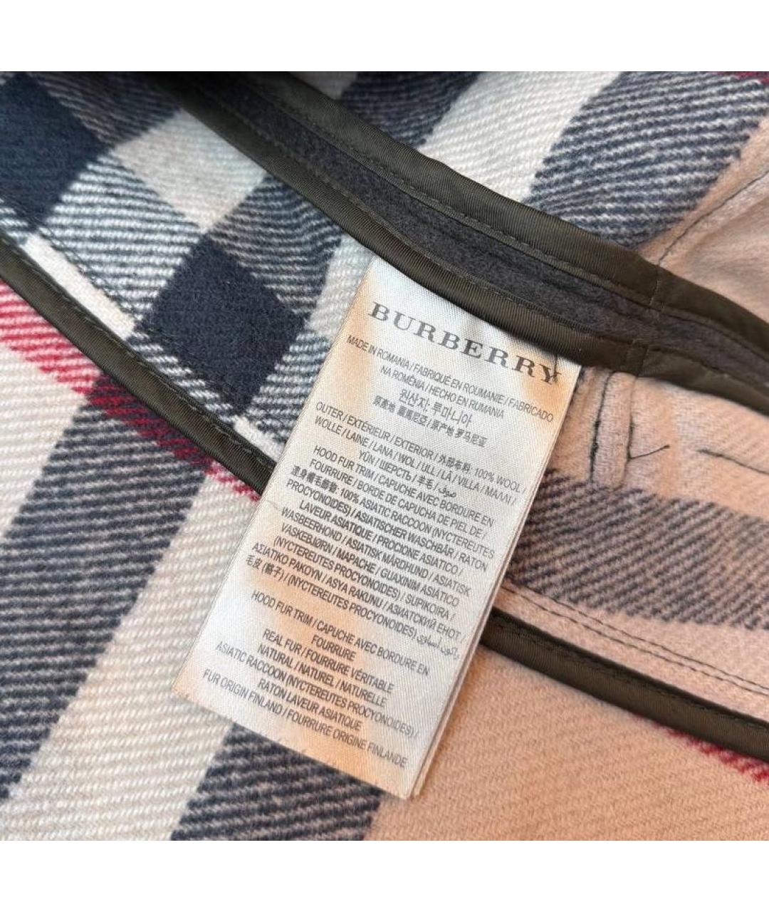 BURBERRY BRIT Антрацитовое пальто, фото 5