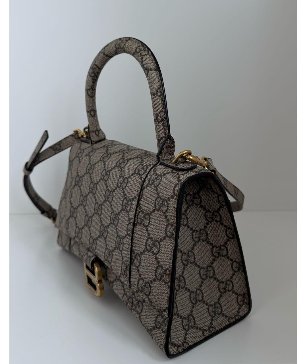 BALENCIAGA Бежевая сумка с короткими ручками, фото 3