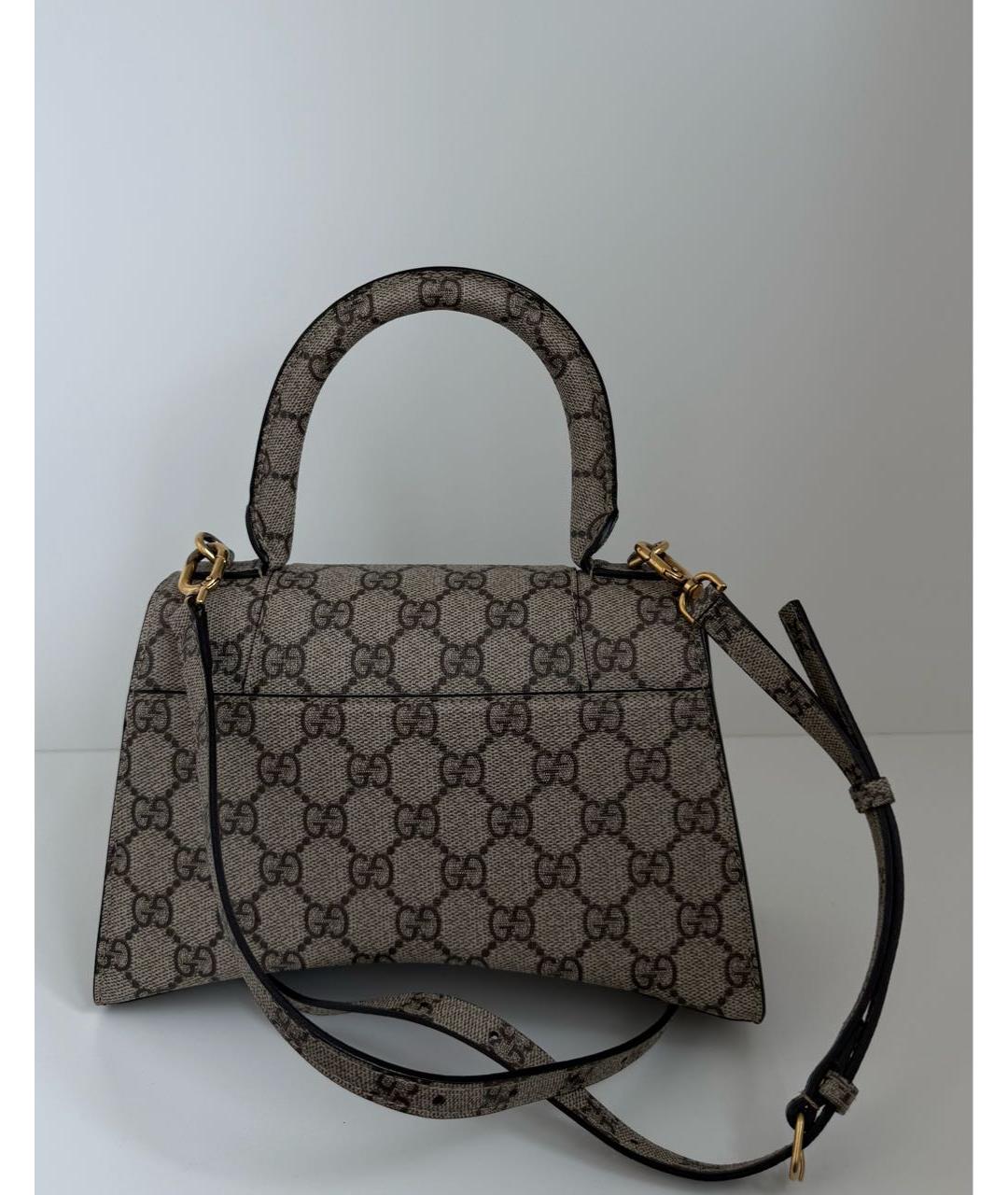 BALENCIAGA Бежевая сумка с короткими ручками, фото 4