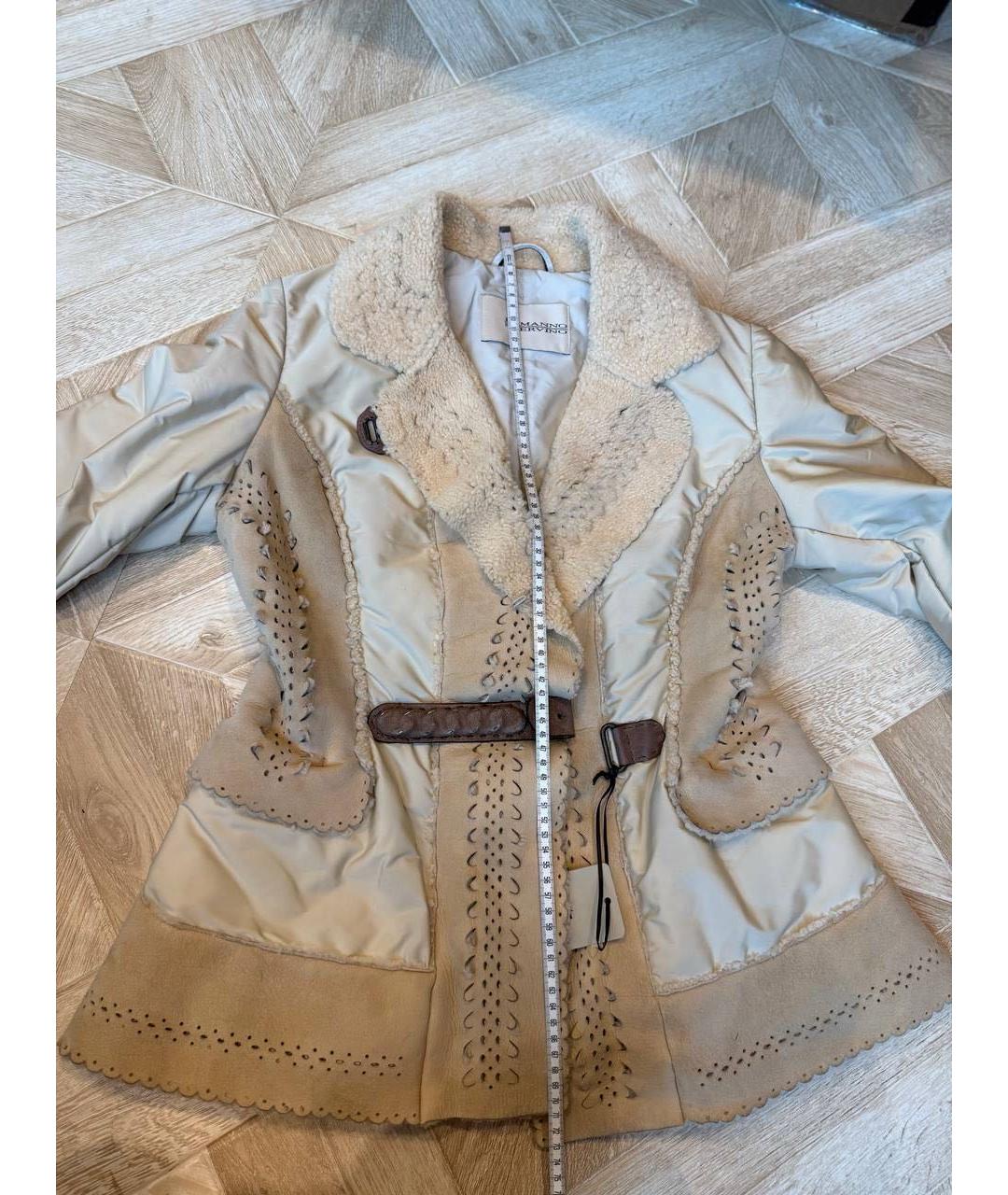 ERMANNO SCERVINO Бежевая куртка, фото 7