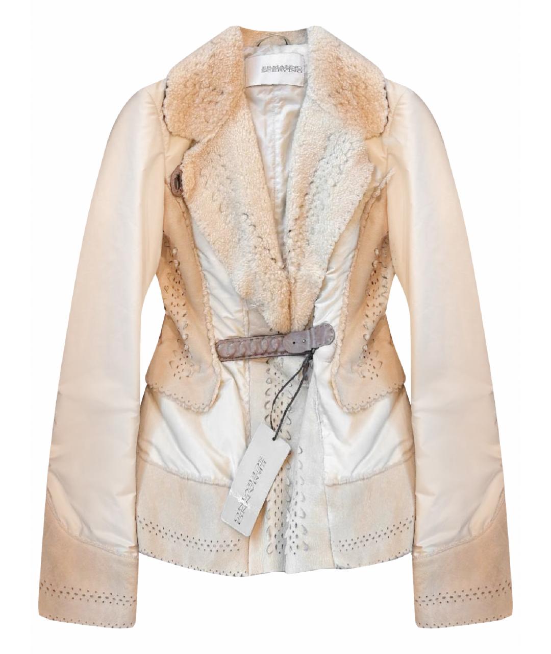 ERMANNO SCERVINO Бежевая куртка, фото 1
