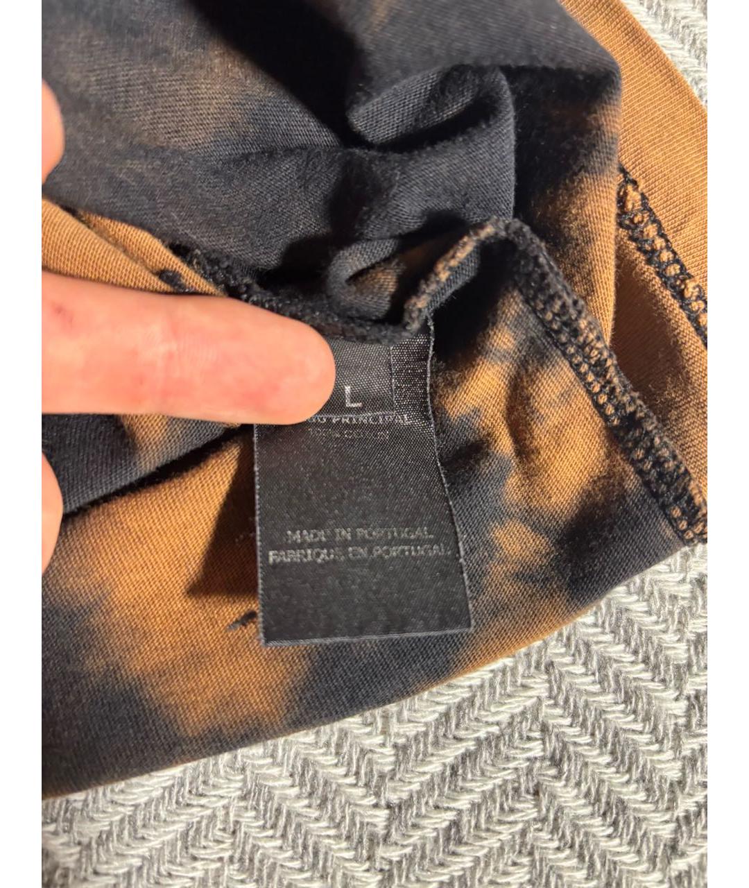 VETEMENTS Оранжевая хлопковая футболка, фото 5